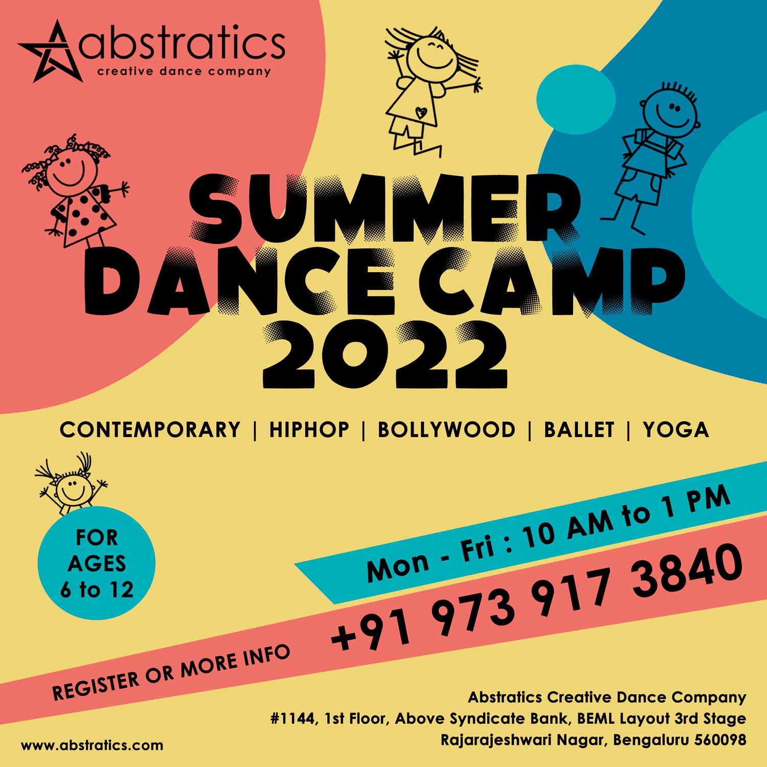 Summer Dance Camp Abstratics Dance Company In Bangalore